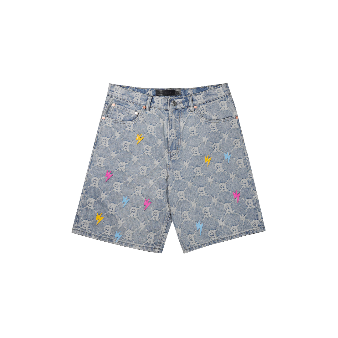 Unisex Full Print Logo Short Pants