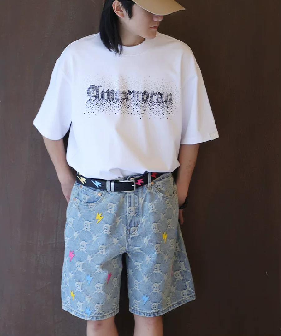 Unisex Full Print Logo Short Pants