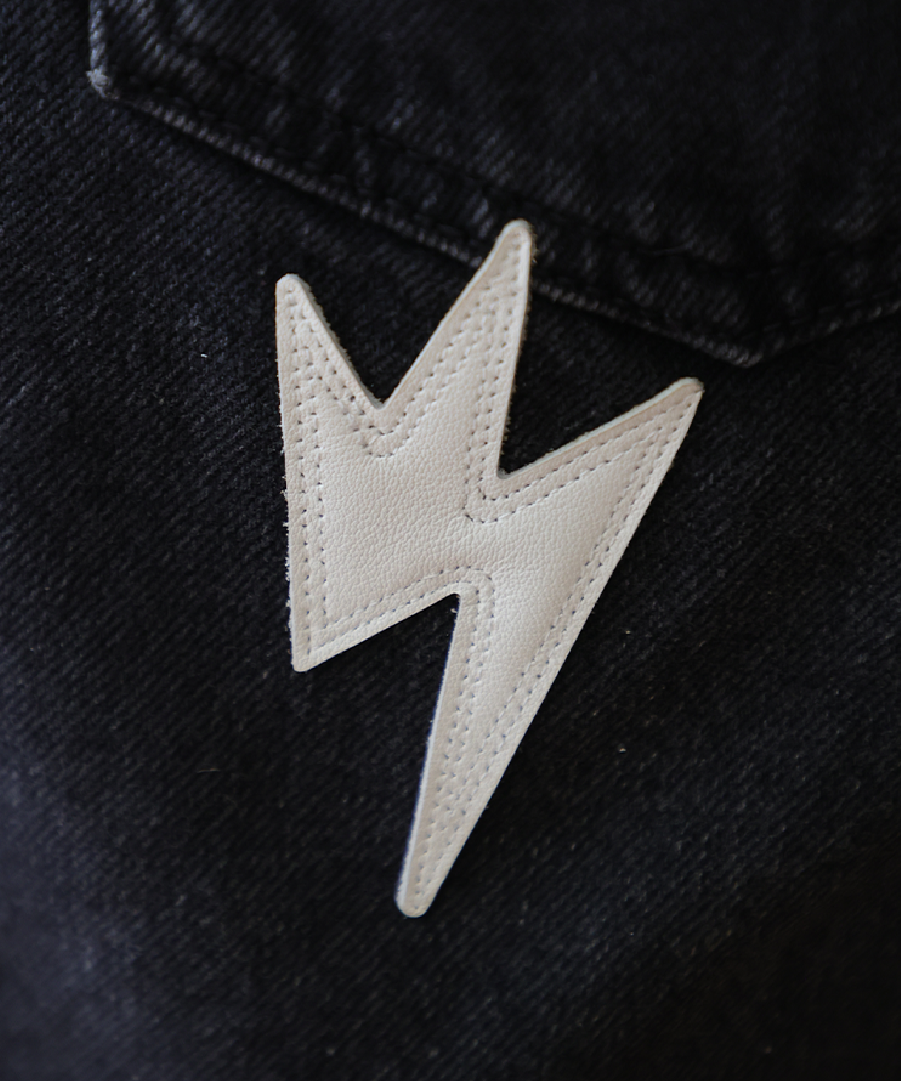 Unisex Lightning Bolt Short Pants Black