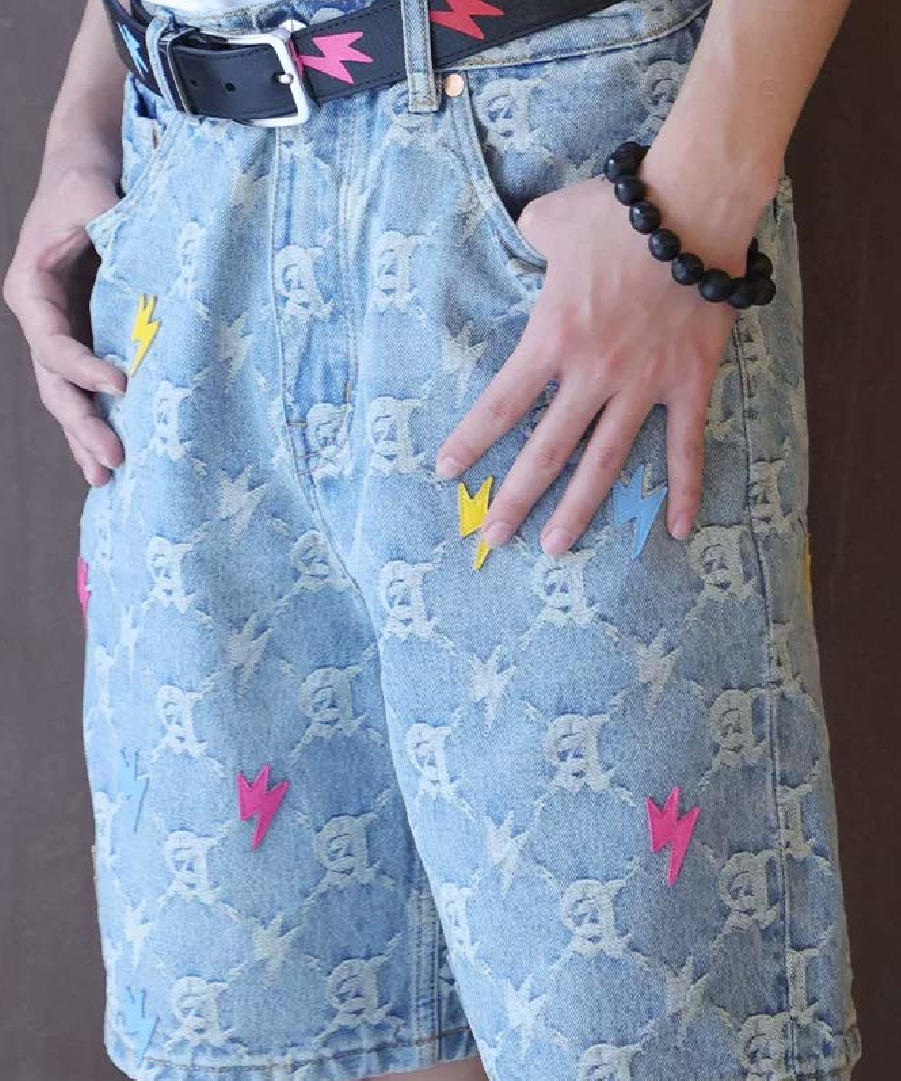 Unisex Full Print Logo Short Pants