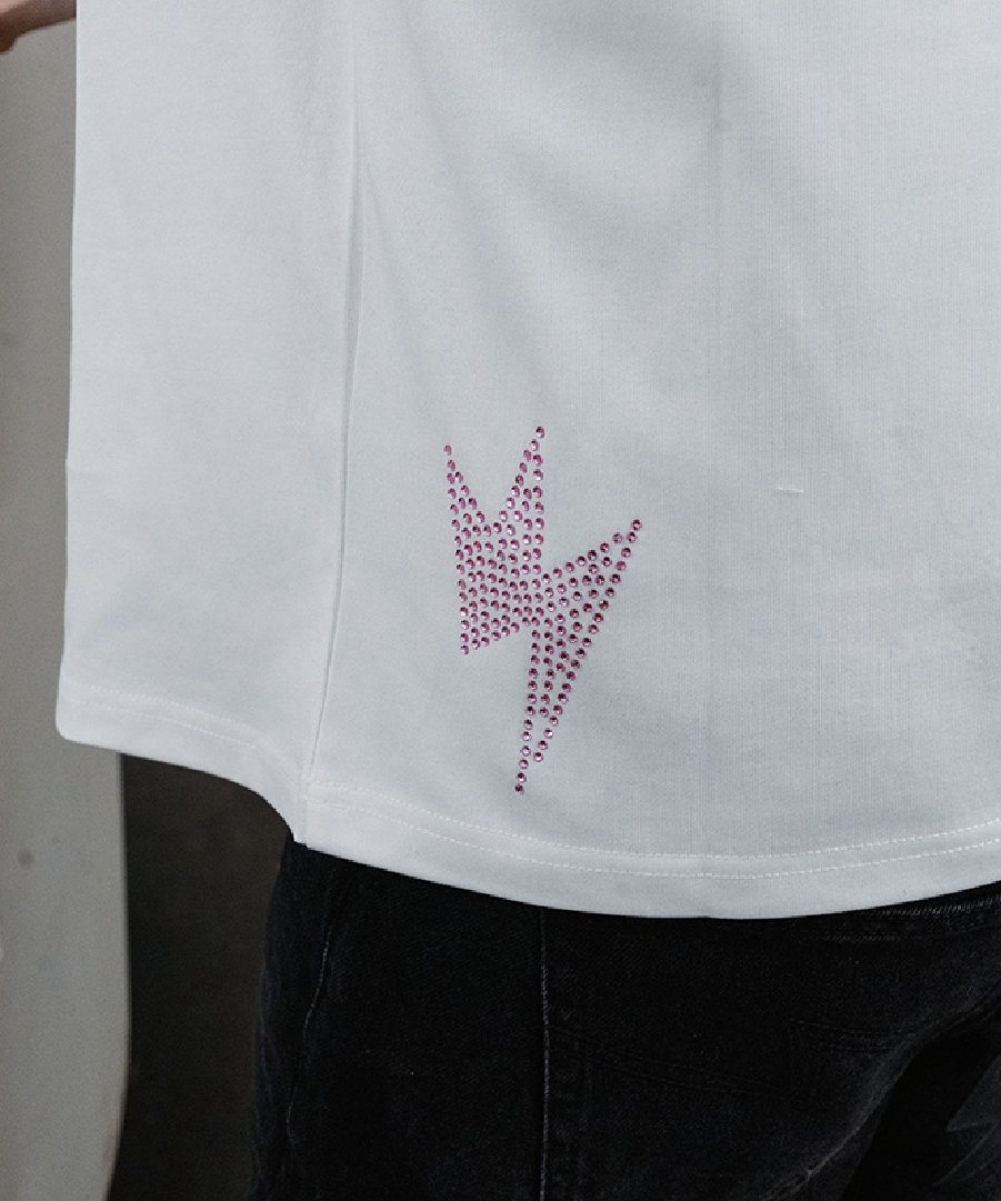 Unisex Pink Crystal Tee