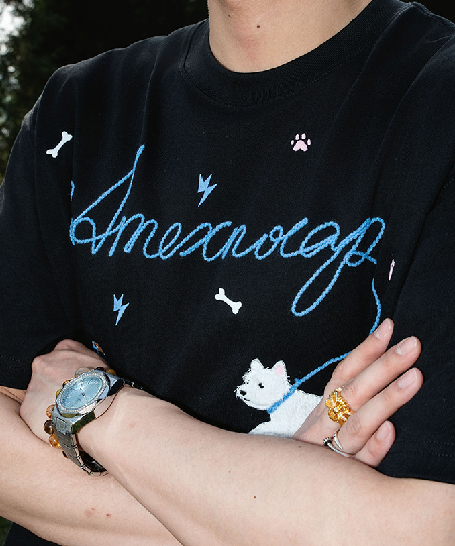 Unisex Dog-Walking Graphic Tee