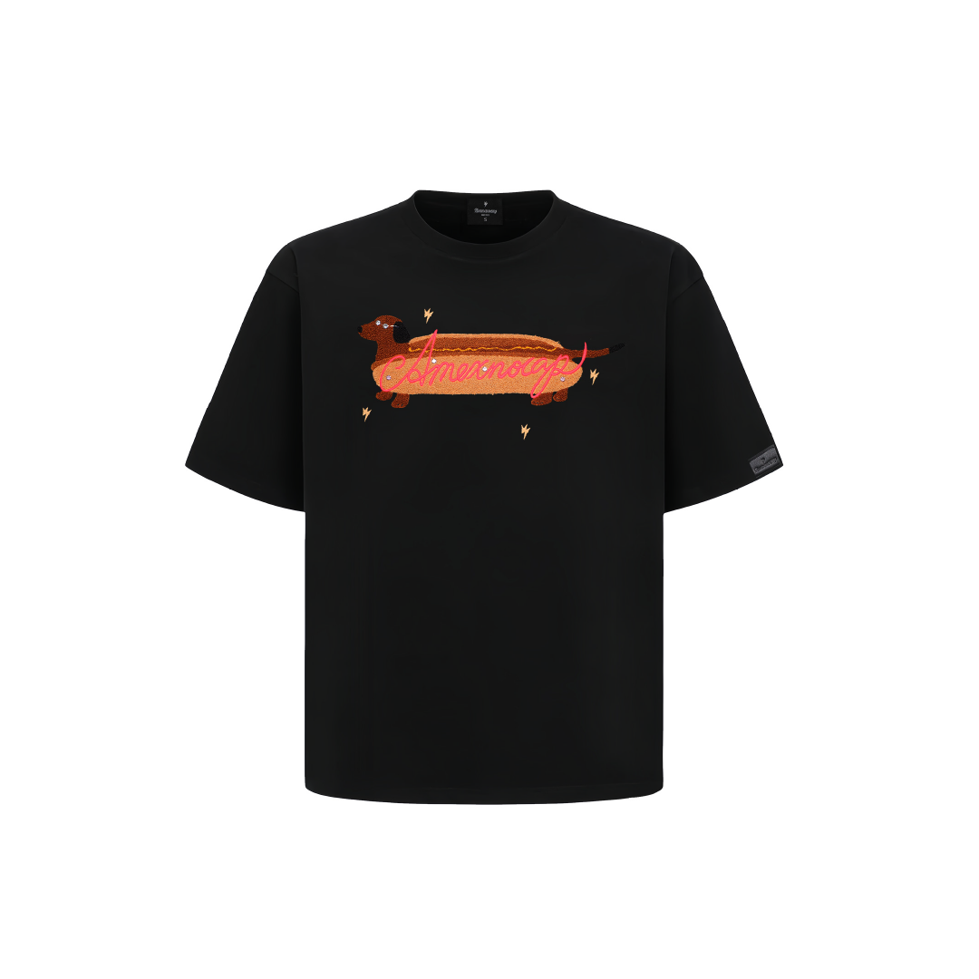 Unisex Hot Dog Chenille Tee