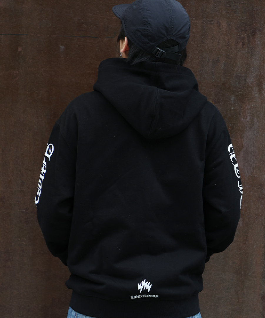 Unisex Logo Graphic Zip-Up Hoodie