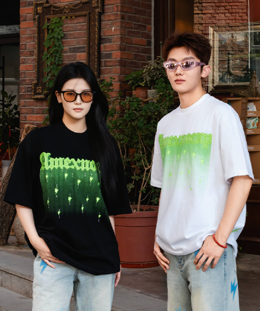 Unisex Neon Green Graphic Tee