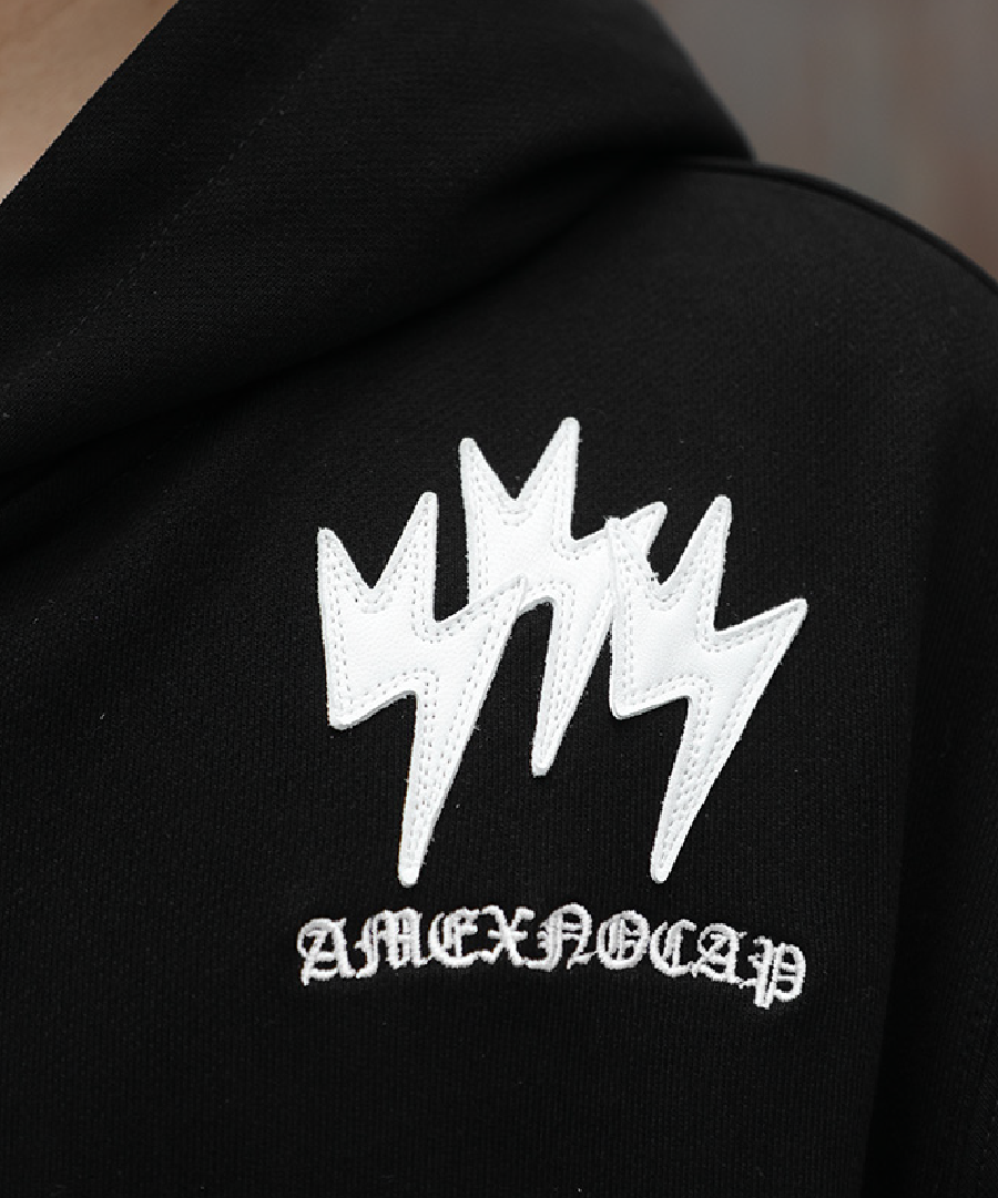 Unisex Logo Graphic Zip-Up Hoodie
