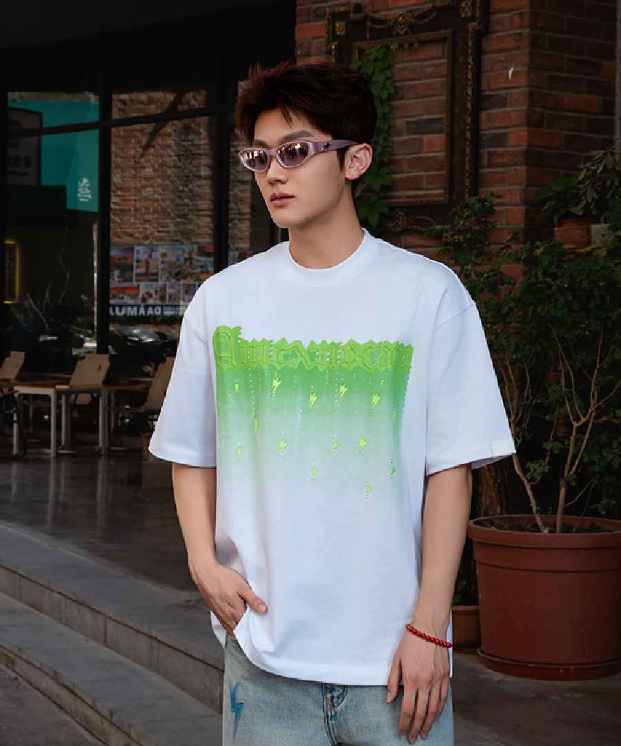 Unisex Neon Green Graphic Tee