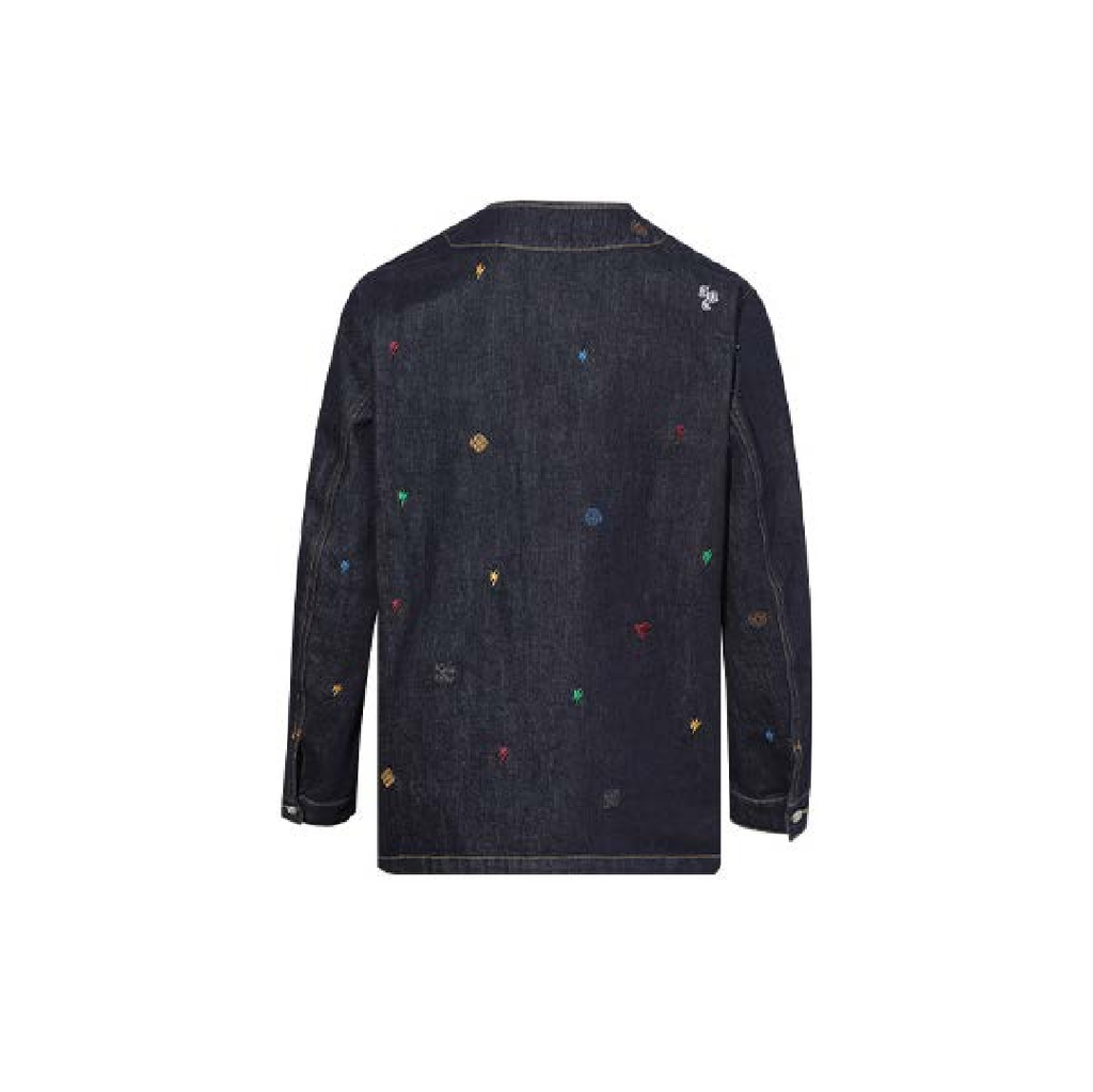 Unisex Embroidery Denim Jacket